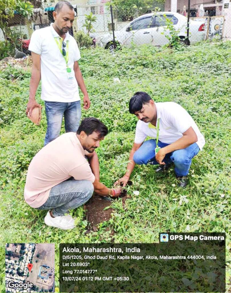 सहयोग मल्टीस्टेट क्रेडिट को-ऑपरेटिव सोसायटी अकोला द्वारा वृक्षारोपण